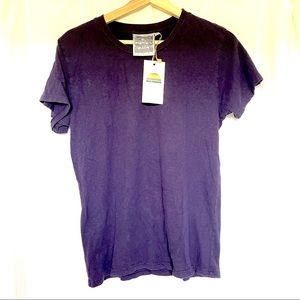 Jungmaven hemp/cotton tee in purple